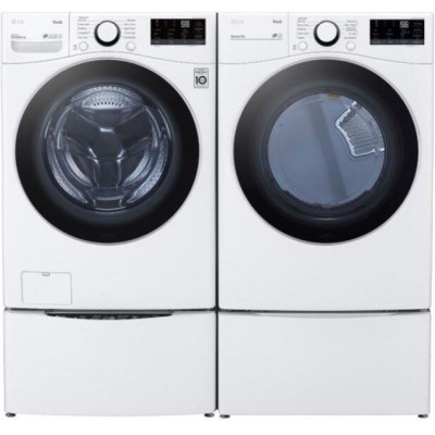 LG WM3600HWA 27" Front Load Washer 5.2 cu. ft. Capacity Wi-Fi Enabled White color