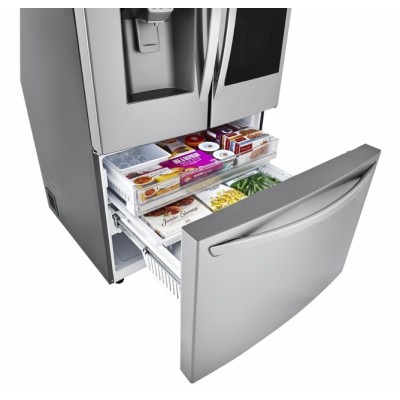 LG LRFVS3006S 36" French Door Refrigerator, 29.7 cu. ft. Capacity, Thru Door Ice Dispenser