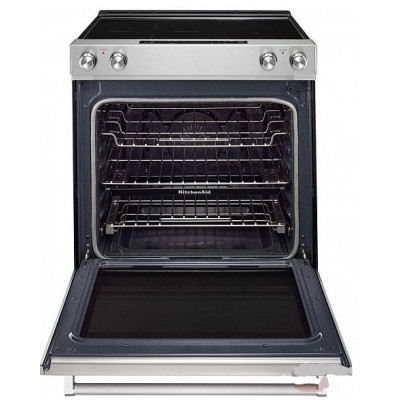 KitchenAid YKSEG700ESS 30" Slide In Electric Range With Self Clean & Convection Stainless Steel Color