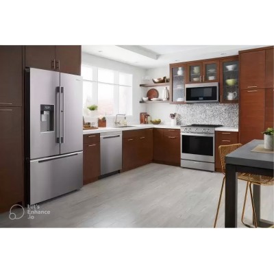 Whirlpool YWEEA25H0HZ Slide In Electric Range With True European Convection 6.4cu.ft. Wifi Enabled