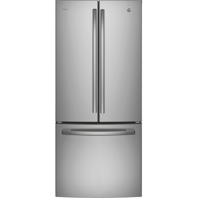 GE PNE21NYRKFS 30"  French Door Refrigerator with Water Dispenser 21 Cu. Ft. Capacity