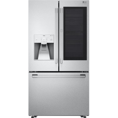 LG STUDIO SRFVC2416S 36" Smart InstaView Door-in-Door® Large Capacity Counter-Depth Refrigerator