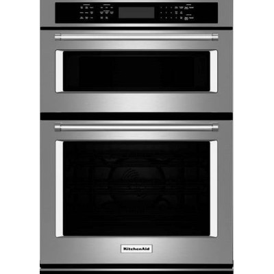 KitchenAid KOCE500ESS 30" Combination Wall Oven Microwave with Even-Heat™ True Convection