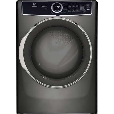Electrolux ELFE763CBT 27" Front Load Perfect Steam Electric Dryer with Balanced Dry and Instant Refresh 8.0 Cu. Ft.
