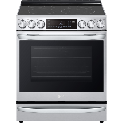 LG LSEL6337F 30" Smart Wi-Fi Enabled Pro Bake Convection Insta View Electric Slide-in Range