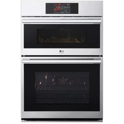 LG STUDIO WCES6428F 30" Combination Double Wall Oven with Air Fry