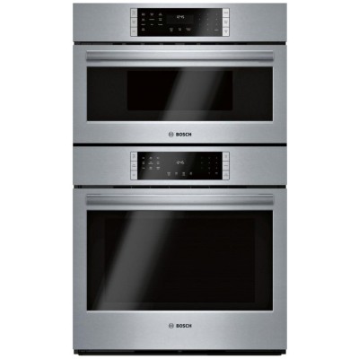 Bosch 800 Series HBL8753UC 30" Combination Oven With Both Compartments Convection Stainless steel
