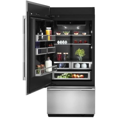 Jenn-Air JB36NXFXLE 36” Fully Integrated Built In Bottom Freezer Refrigerator With Left hand Door Swing