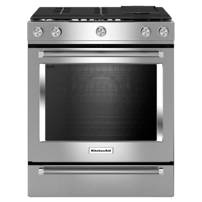 KitchenAid KSGB900ESS 30" Gas Range with Baking Drawer, Self Clean, Convection