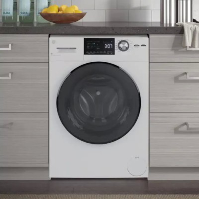 GE GFQ14ESSNWW 24" All in One Washer Dryer Combo 2.8 cu. ft. Capacity With Steam Clean