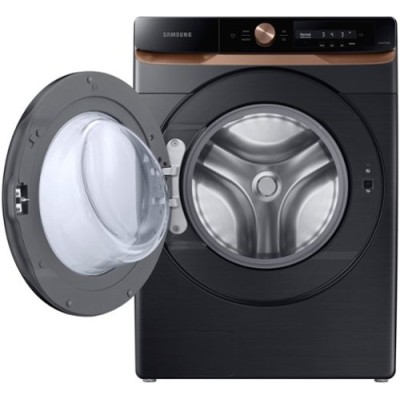 Samsung WF46BG6500AVUS 27" Steam Clean Wi-Fi Enabled Front Load Washer 5.3 cu. ft. Capacity Black Stainless Color