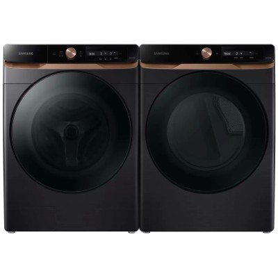 Samsung WF46BG6500AVUS 27" Steam Clean Wi-Fi Enabled Front Load Washer 5.3 cu. ft. Capacity Black Stainless Color