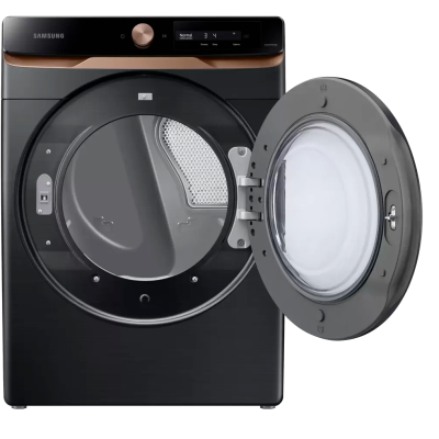 Samsung DVE46BG6500VAC 27" Steam Clean Wi-Fi Enabled Electric Dryer 7.5 Cu. Ft. Capacity Black Stainless Color