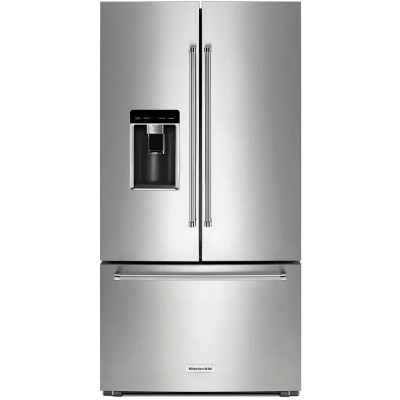 KitchenAid KRFC704FPS 36" Counter Depth French Door Refrigerator 23.8 cu. ft. Capacity