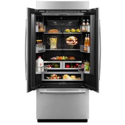 Jenn-Air JF36NXFXDE 36" Built In Panel Ready Counter Depth Fridge With 20.8 Cu. Ft. Capacity