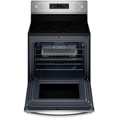 Whirlpool YWFE550S0LZ 30" Glass Top Electric Range With Air Fry & Self Clean Stainless Steel Color