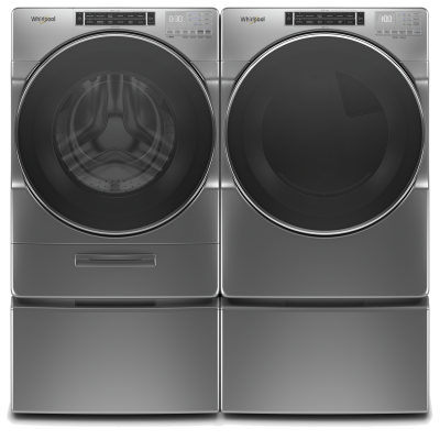 Whirlpool WFW8620HC 27" Front Load Washer With Steam Clean & 5.8 cu. ft. Capacity Chrome Shadow Color