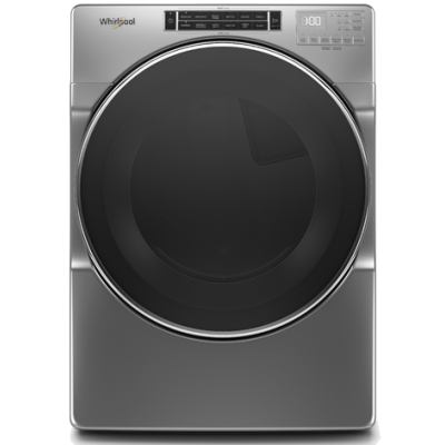 Whirlpool YWED8620HC 27" Steam Clean Electric Dryer With 7.4 cu. ft. Capacity Chrome Shadow Color