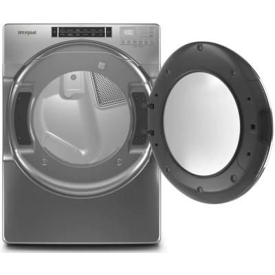 Whirlpool YWED8620HC 27" Steam Clean Electric Dryer With 7.4 cu. ft. Capacity Chrome Shadow Color