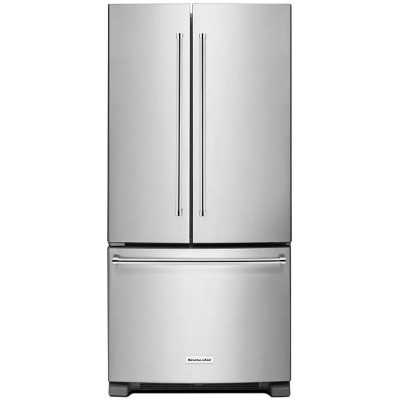 Kitchenaid KRFF302ESS 33" Standard Depth French Door Refrigerator With 22 Cu. Ft.