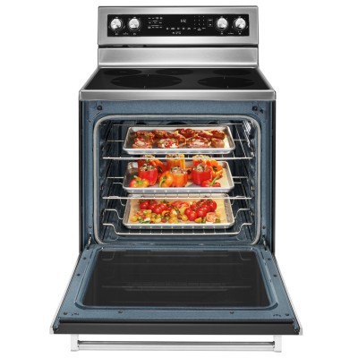 Kitchenaid YKFEG500ESS 30" Electric Range With True European Convection & Self Clean