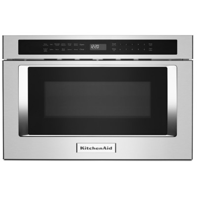 Kitchenaid KMBD104GSS 24" Under counter Microwave Drawer With 1.2 cu. ft. Capacity