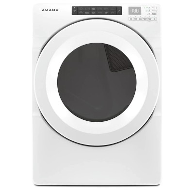 Amana YNED5800HW 27" Front Load Washer With 7.4 Cu. Ft. Capacity White Color