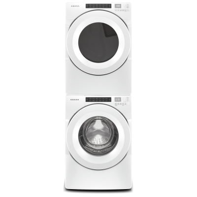 Amana YNED5800HW 27" Front Load Washer With 7.4 Cu. Ft. Capacity White Color
