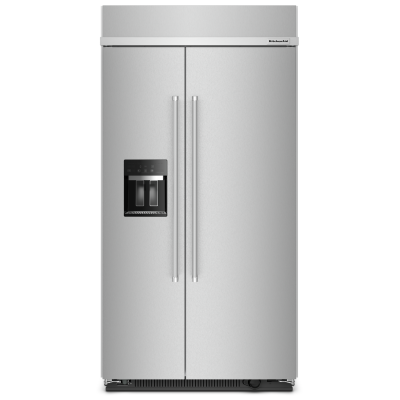 Kitchenaid KBSD702MSS 42" Built-In Side by Side Refrigerator With 25.1 Cu. Ft. Stainless Steel Color