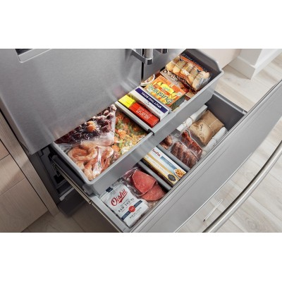 Kitchenaid KRFF577KPS 36" Standard Depth French Door Fridge With 26.8 Cu. Ft. Fingerprint Resistant Stainless Steel Color