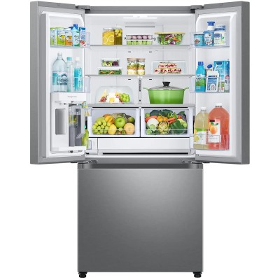 Samsung RF25C5551SR 33" French Door Refrigerator With 24.5 Cu. Ft. Capacity Stainless Steel Color