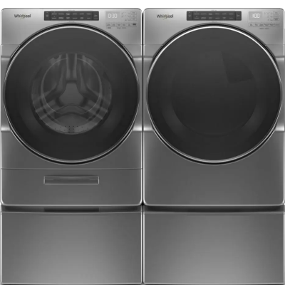 Whirlpool WFW6620HC 27" Steam Clean Front Load Washer 5.2 cu. ft. Capacity