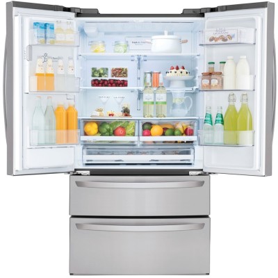 LG LMXS28626S 36" French Door Refrigerator 28 cu.ft. Smart Wi-fi Enabled