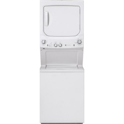 GE GUD27ESMMWW 27" Laundry Center 10.3 cu. ft. Capacity White Color