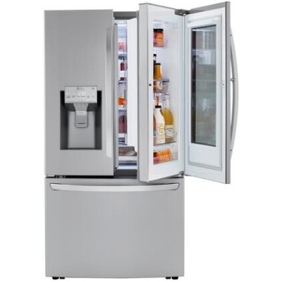 LG LRFVS3006S 36" French Door Refrigerator, 29.7 cu. ft. Capacity, Thru Door Ice Dispenser