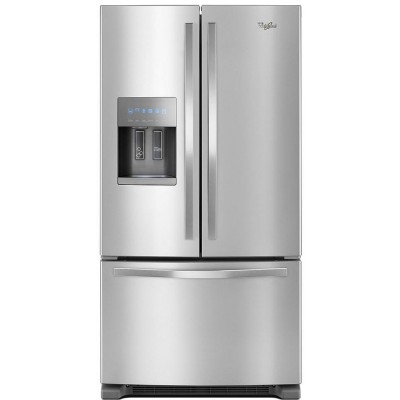 Whirlpool WRF555SDFZ 36" French Door Refrigerator With 25 cu. ft. Capacity Fingerprint Resistant Stainless Steel