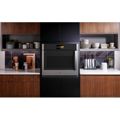 GE Profile PTS700LSNSS 30" Built-In Convection Single Wall Oven Left-Hand Swing Doors Stainless Steel