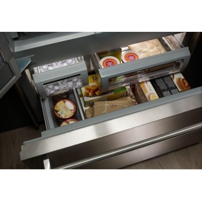 Kitchenaid KBFN502ESS 42"  Built-In French Door Refrigerator with Platinum Interior Design